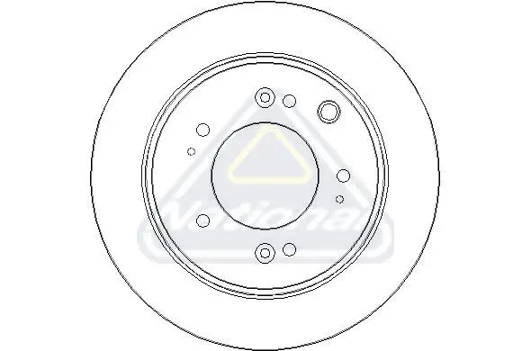 Handler.Part Brake disc NATIONAL NBD1819 1