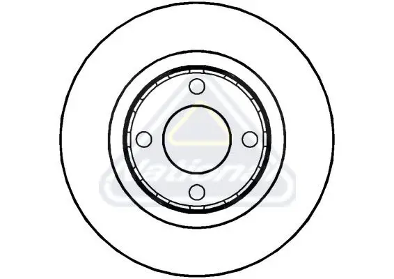 Handler.Part Brake disc NATIONAL NBD504 1