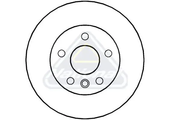 Handler.Part Brake disc NATIONAL NBD619 1