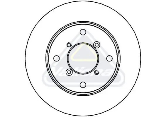 Handler.Part Brake disc NATIONAL NBD258 1