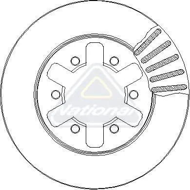 Handler.Part Brake disc NATIONAL NBD294 1