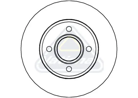 Handler.Part Brake disc NATIONAL NBD301 1