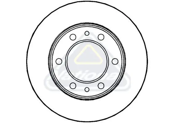 Handler.Part Brake disc NATIONAL NBD342 1