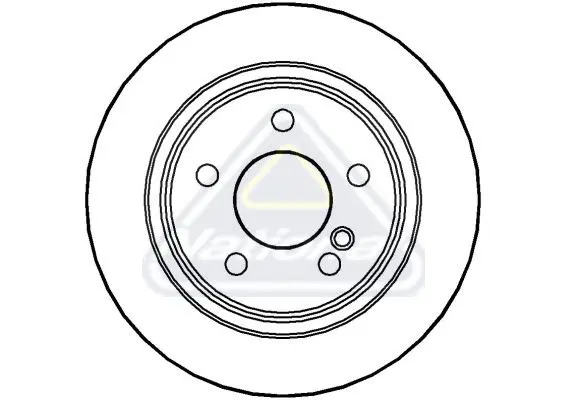 Handler.Part Brake disc NATIONAL NBD403 1