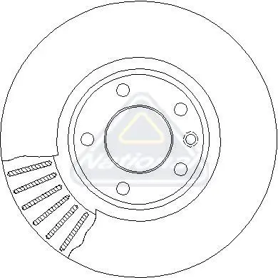 Handler.Part Brake disc NATIONAL NBD432 1