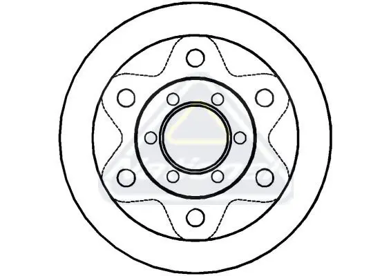 Handler.Part Brake disc NATIONAL NBD863 1