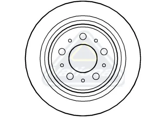 Handler.Part Brake disc NATIONAL NBD912 1