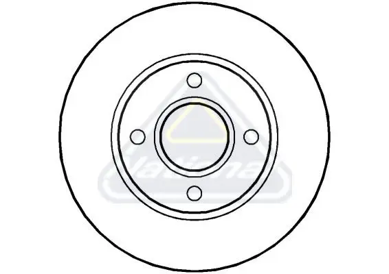 Handler.Part Brake disc NATIONAL NBD950 1