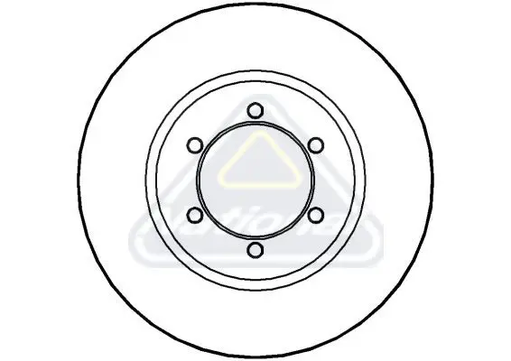 Handler.Part Brake disc NATIONAL NBD956 1