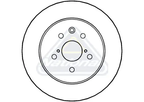 Handler.Part Brake disc NATIONAL NBD985 1