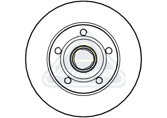 Handler.Part Brake disc NATIONAL NBD709 1