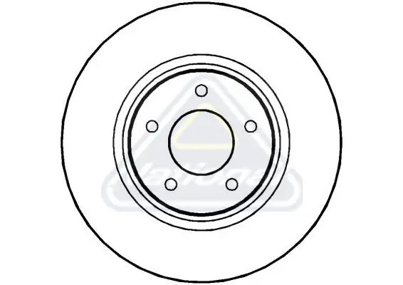 Handler.Part Brake disc NATIONAL NBD771 1