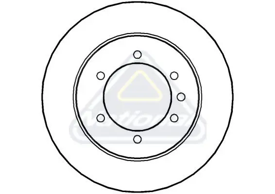 Handler.Part Brake disc NATIONAL NBD826 1