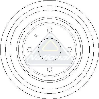 Handler.Part Brake drum NATIONAL NDR008 1