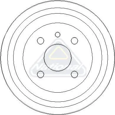 Handler.Part Brake drum NATIONAL NDR014 1