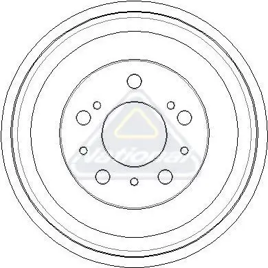 Handler.Part Brake drum NATIONAL NDR030 1