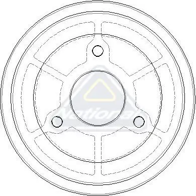 Handler.Part Brake drum NATIONAL NDR031 1