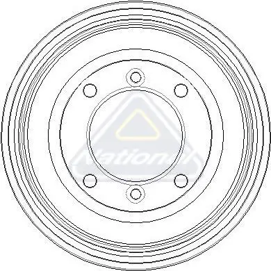 Handler.Part Brake drum NATIONAL NDR050 1