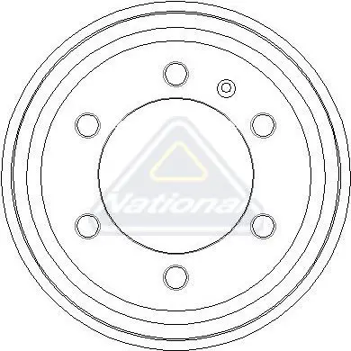 Handler.Part Brake drum NATIONAL NDR130 1