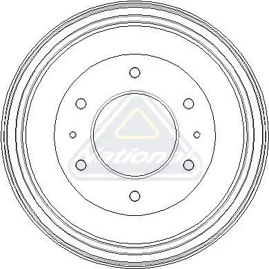 Handler.Part Brake drum NATIONAL NDR190 1