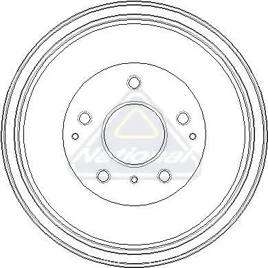 Handler.Part Brake drum NATIONAL NDR192 1