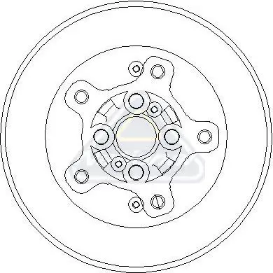 Handler.Part Brake drum NATIONAL NDR233 1