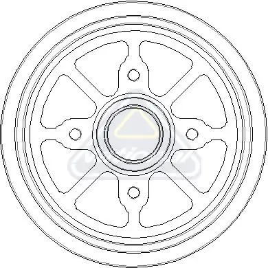 Handler.Part Brake drum NATIONAL NDR240 1