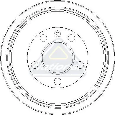 Handler.Part Brake drum NATIONAL NDR242 1