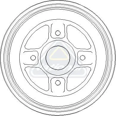 Handler.Part Brake drum NATIONAL NDR248 1