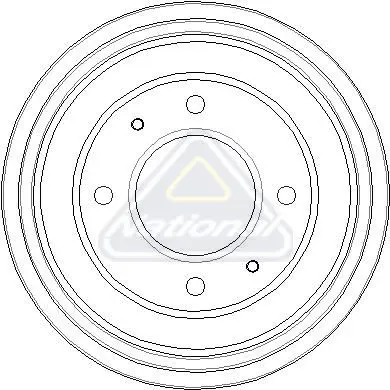 Handler.Part Brake drum NATIONAL NDR278 1