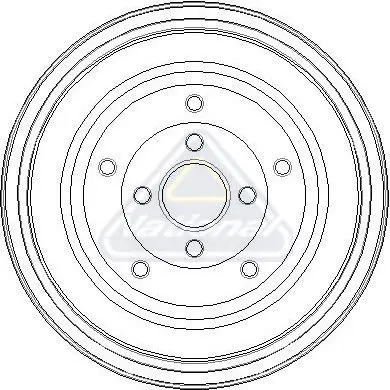 Handler.Part Brake drum NATIONAL NDR287 1