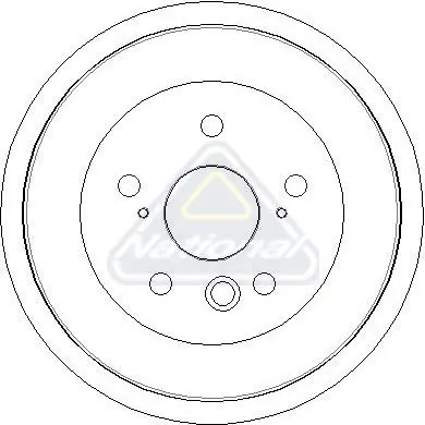 Handler.Part Brake drum NATIONAL NDR291 1