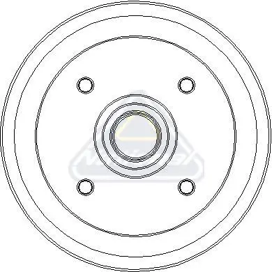 Handler.Part Brake drum NATIONAL NDR296 1