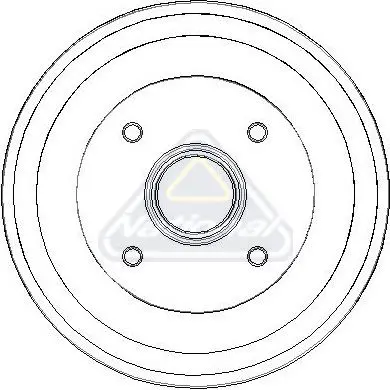 Handler.Part Brake drum NATIONAL NDR307 1