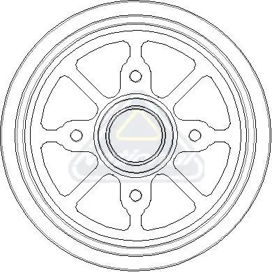 Handler.Part Brake drum NATIONAL NDR310 1