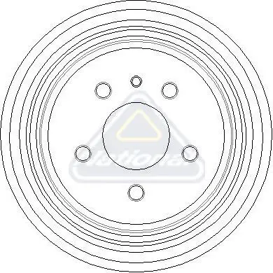 Handler.Part Brake drum NATIONAL NDR315 1