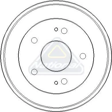 Handler.Part Brake drum NATIONAL NDR316 1