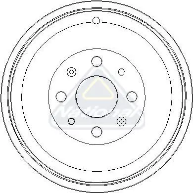 Handler.Part Brake drum NATIONAL NDR341 1