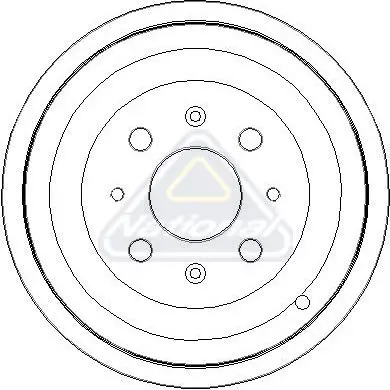 Handler.Part Brake drum NATIONAL NDR342 1