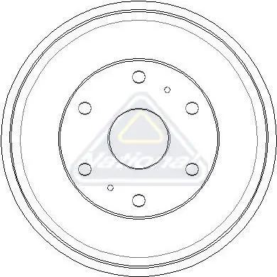 Handler.Part Brake drum NATIONAL NDR343 1