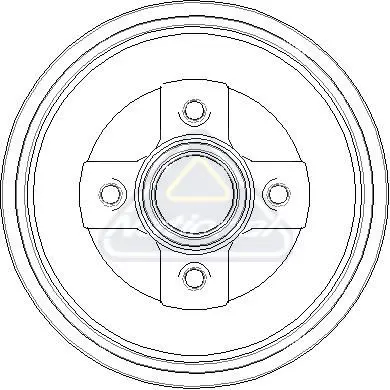 Handler.Part Brake drum NATIONAL NDR346 1