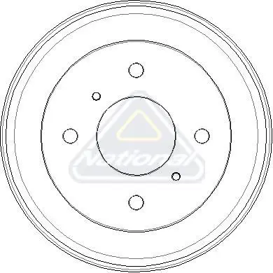 Handler.Part Brake drum NATIONAL NDR347 1