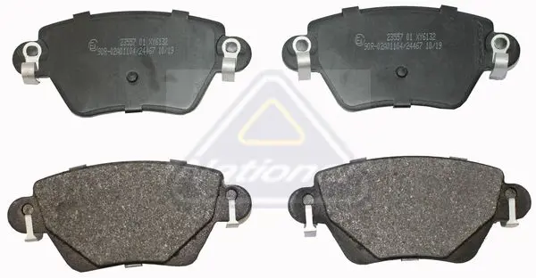 Handler.Part Brake pad set, disc brake NATIONAL NP2017 1