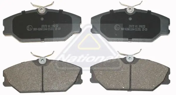 Handler.Part Brake pad set, disc brake NATIONAL NP2030 1