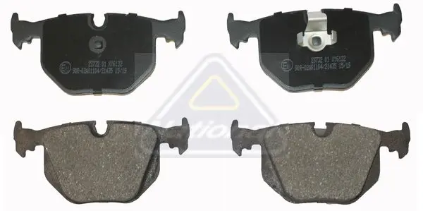 Handler.Part Brake pad set, disc brake NATIONAL NP2076 1