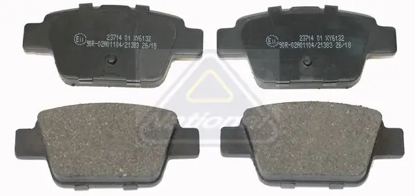 Handler.Part Brake pad set, disc brake NATIONAL NP2078 1