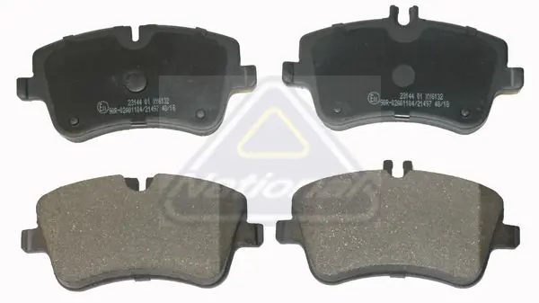 Handler.Part Brake pad set, disc brake NATIONAL NP2081 1