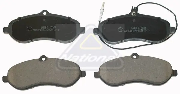 Handler.Part Brake pad set, disc brake NATIONAL NP2115 1