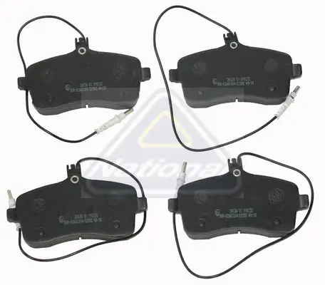 Handler.Part Brake pad set, disc brake NATIONAL NP2123 1