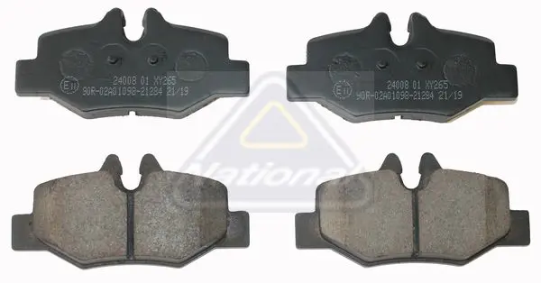 Handler.Part Brake pad set, disc brake NATIONAL NP2282 1